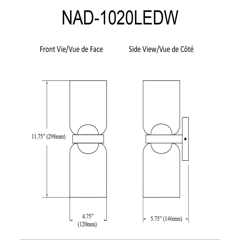 NAD-1020LEDW-AGB