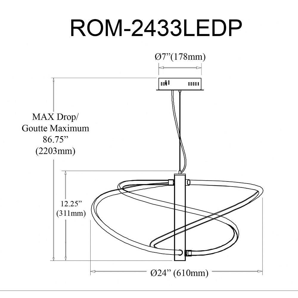 ROM-2433LEDP-MB