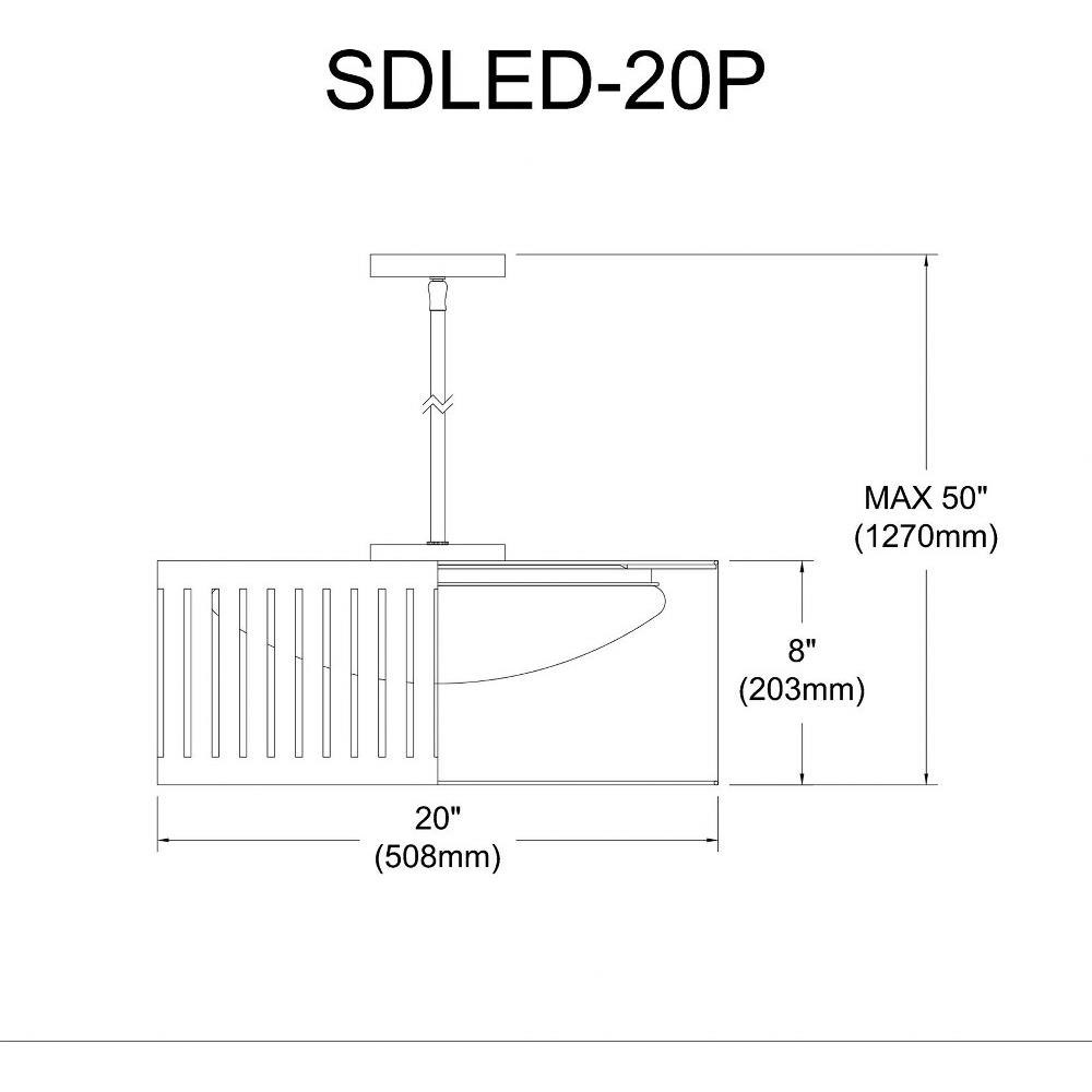 SDLED-20P-MB-WH