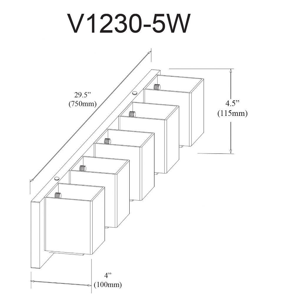 V1230-5W-MB