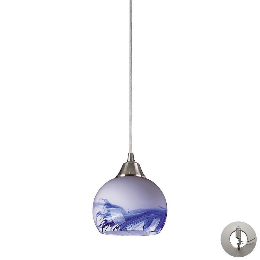 Mela - 9.5W 1 LED Mini Pendant in Transitional Style with Coastal/Beach and Eclectic inspirations - 6 Inches tall and 6 inches wide - 101-1MT-LA