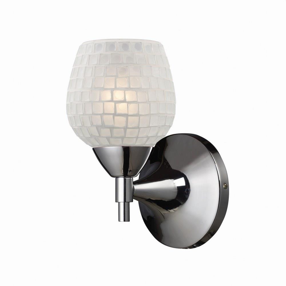 Celina 1 Light Wall Sconce 9 x 5.5 Inches by ELK Home - 10150/1-WHT