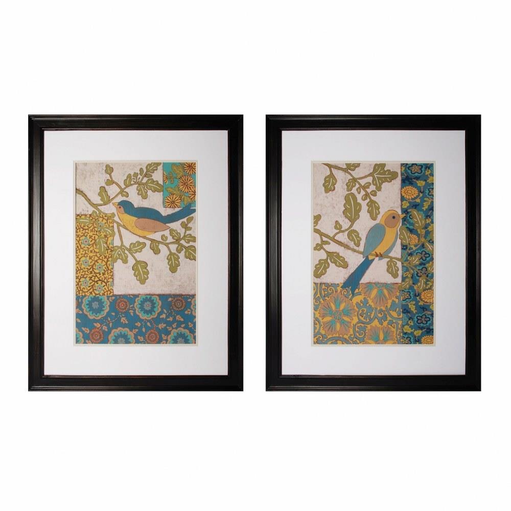 Avian Ornament I and II 28 Inch Wall Art (Set of 2) by Elk Home - 10225-S2