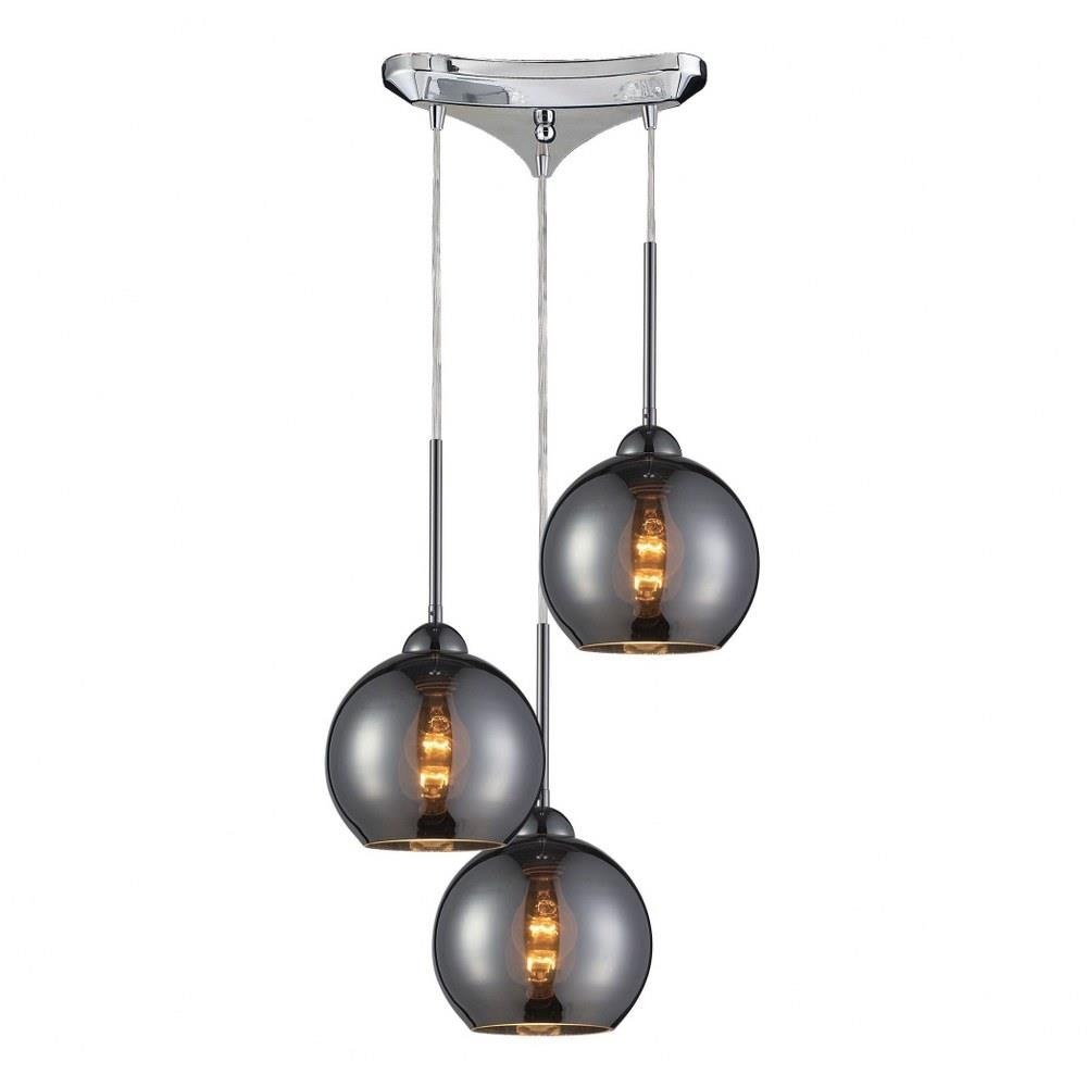 Cassandra Three Light Small Pendant by ELK Home - 10240/3CHR