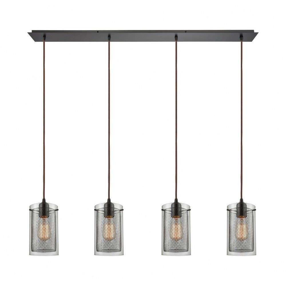 Brant 4 Light Oversized Linear Pendant by ELK Home - 10448/4LP