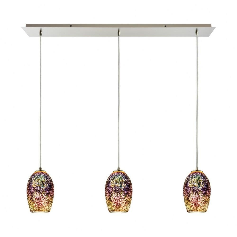 Illusions 3 Light Oversized Linear Pendant by ELK Home - 10506/3LP