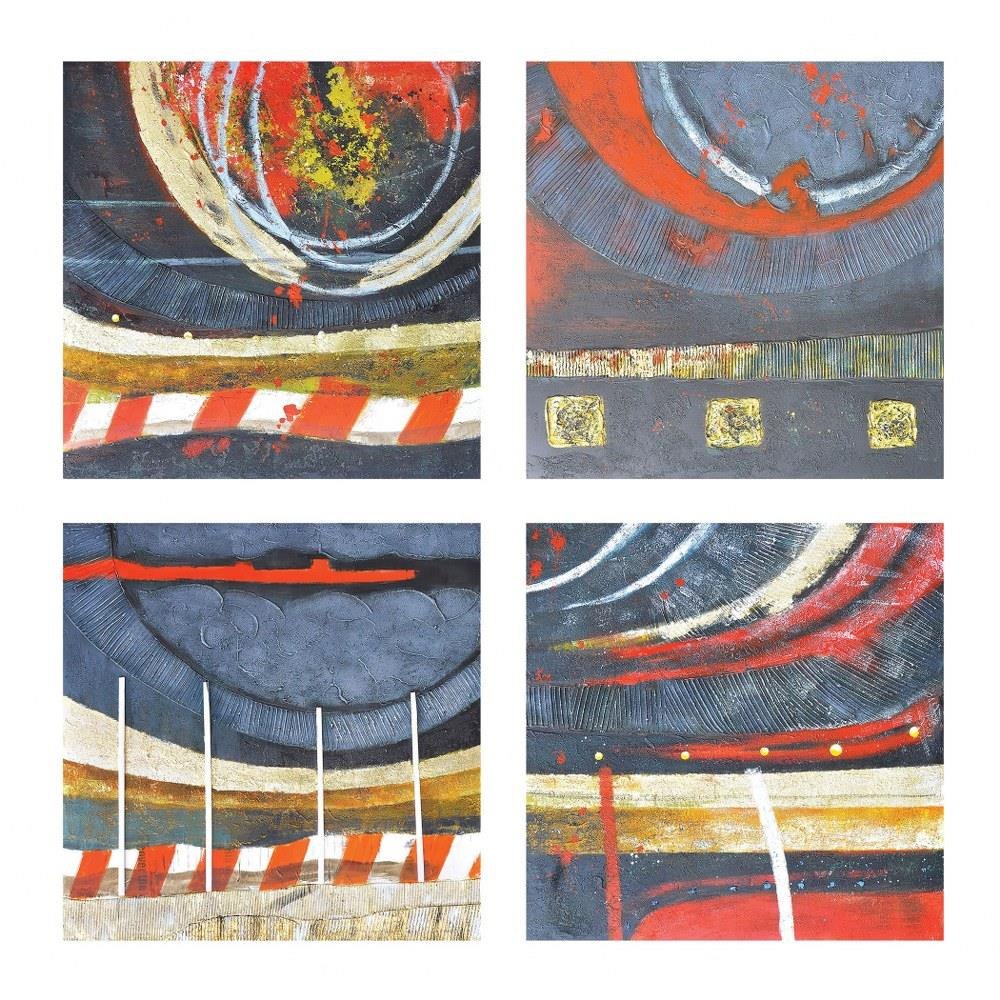 Ariel Study II 20 Inch Wall Art (Set of 4) by Elk Home - 146-021/S4