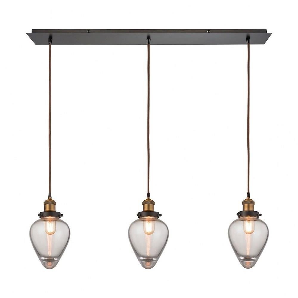 Bartram 3 Light Oversized Linear Pendant by ELK Home - 16325/3LP