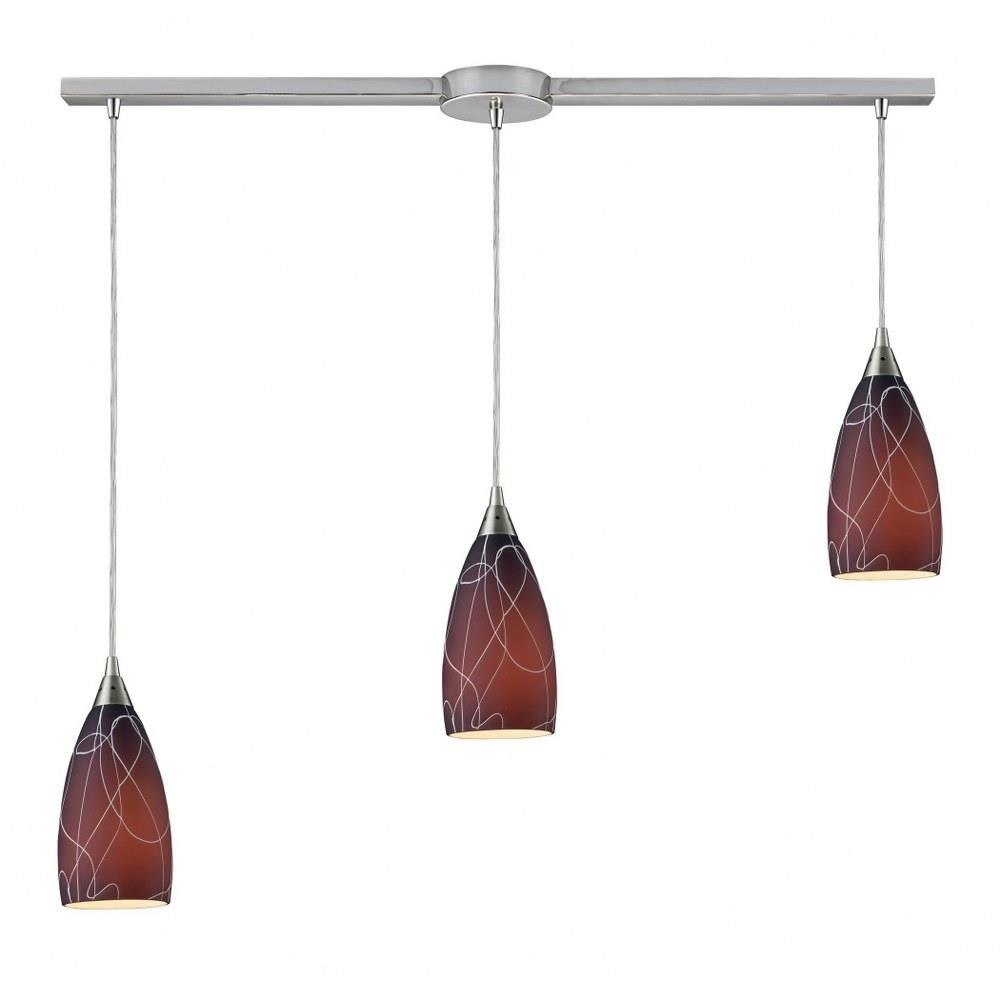 Abstractions 3 Light Linear Pendant by ELK Home - 20002/3L-BA