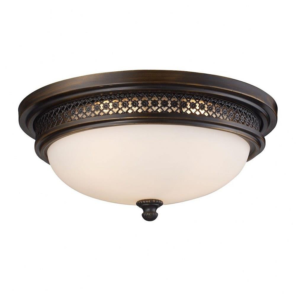 3 Light 16 Inch Wide Traditional Flush Mount by ELK Home - 20101/3