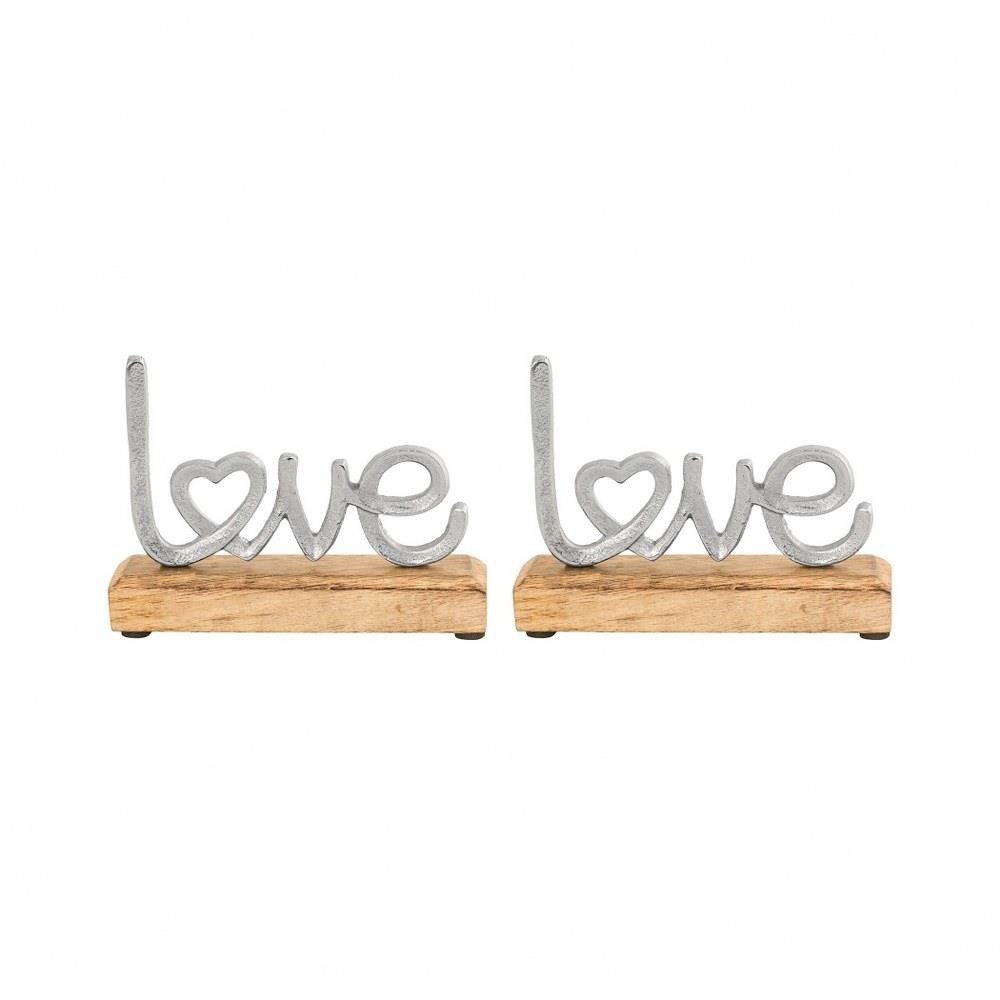 Love - Table Decor (Set of 2) In Traditional Style-4.5 Inches Tall and 8 Inches Wide - 201370/S2
