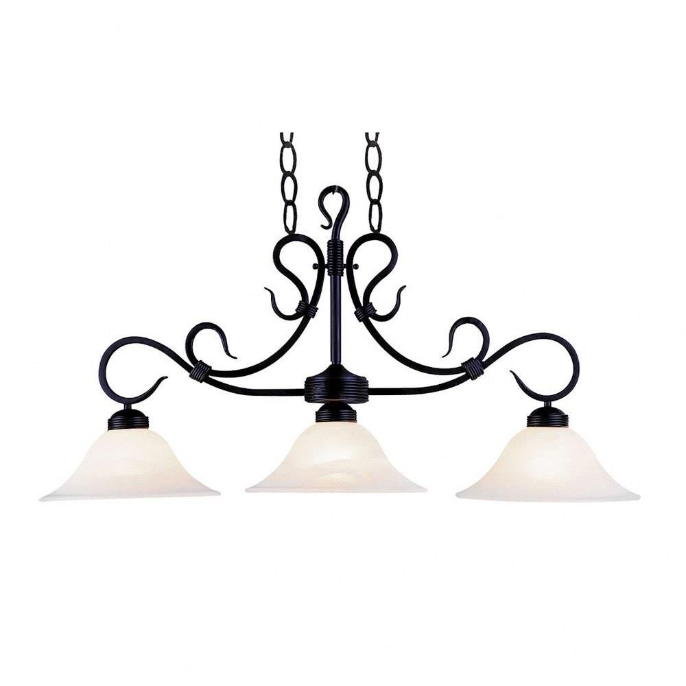 Buckingham 3 Light Oversized Island Chandelier by ELK Home - 247-BK