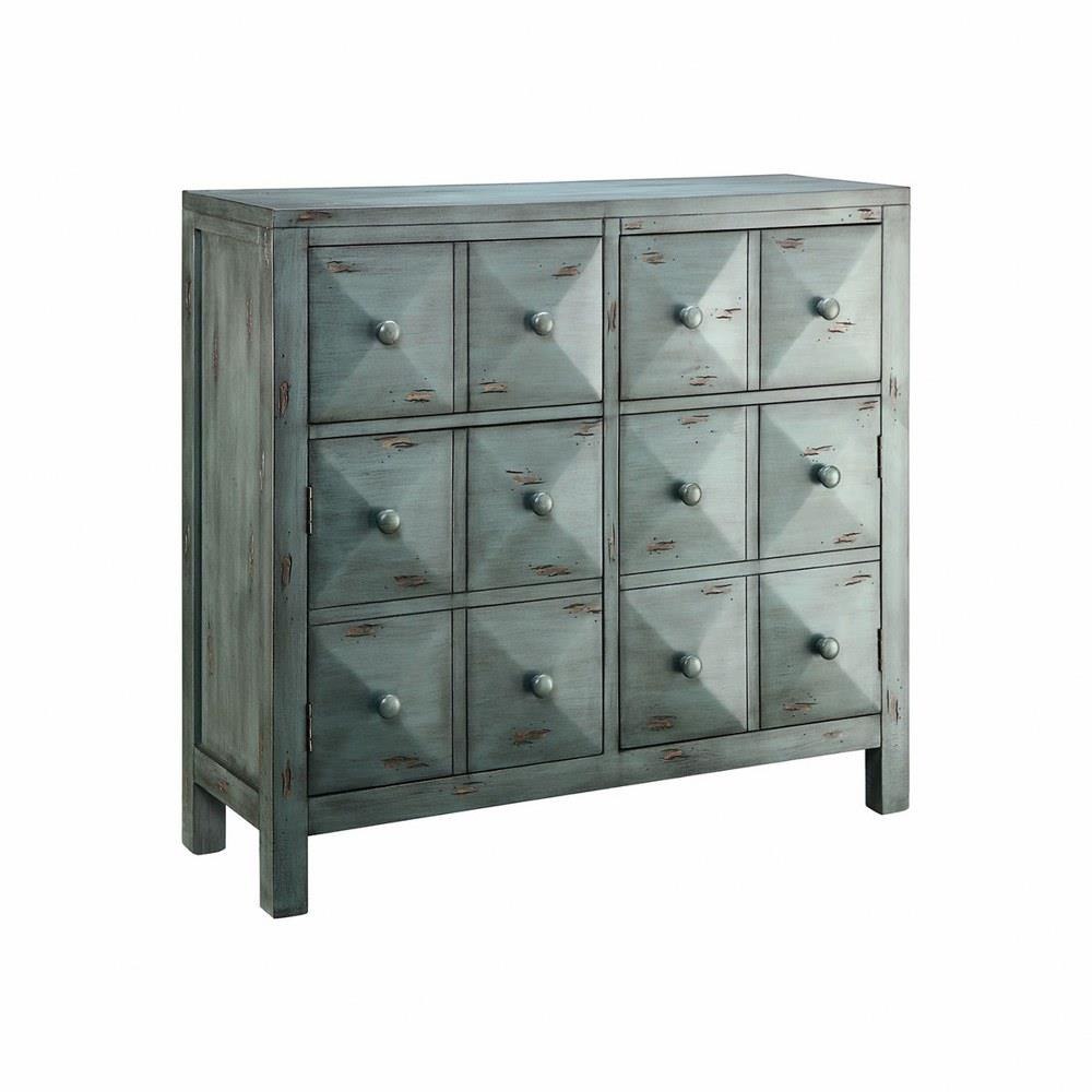 2 Door 2 Drawer Accent Cabinet-42 Inches Tall and 38 Inches Wide - 30126