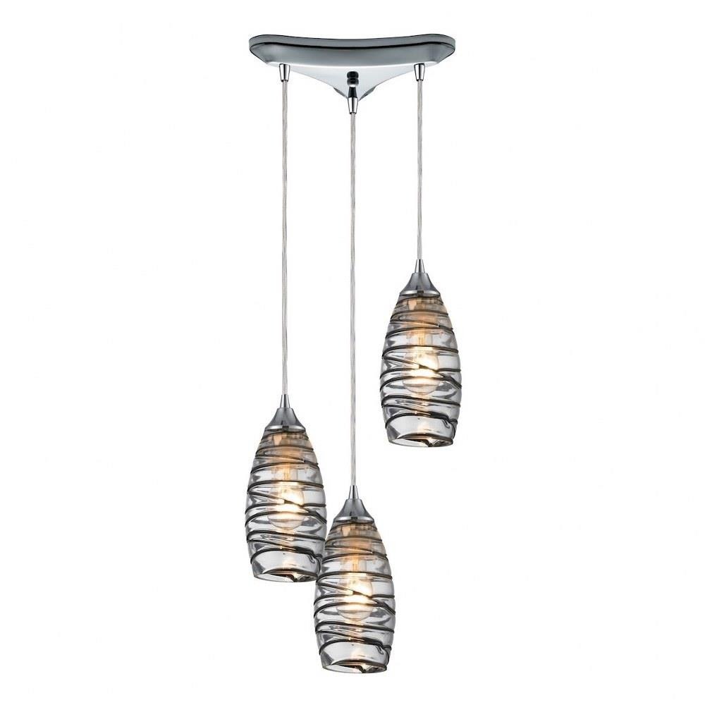 Twister 3 Light Small Pendant by ELK Home - 31338/3vinw