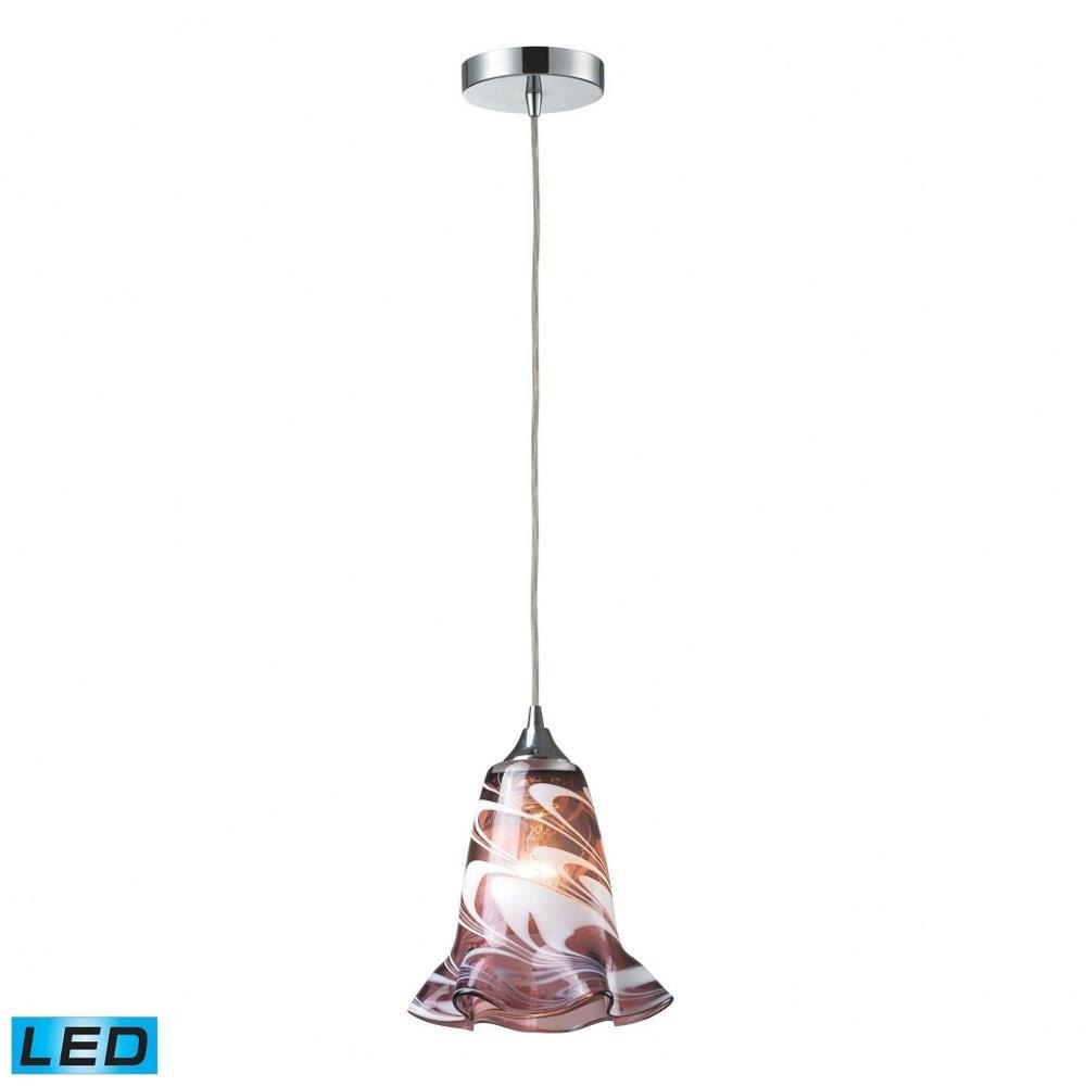 Vestido - 13.5W 1 LED Pendant-10 Inches Tall and 9 Inches Wide - 31342/1VPUR-LED
