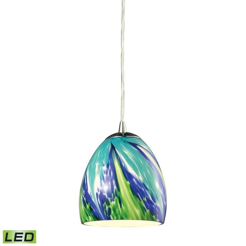 Colorwave 9.5W 1 LED Mini Pendant 7 x 6 inches by ELK Home - 31445/1-LED
