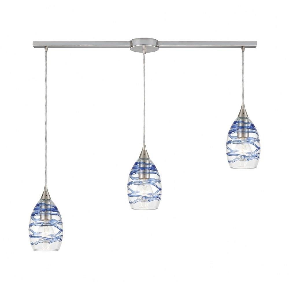 Vines 3 Light Oversized Linear Modern Pendant by ELK Home - 31742/3L