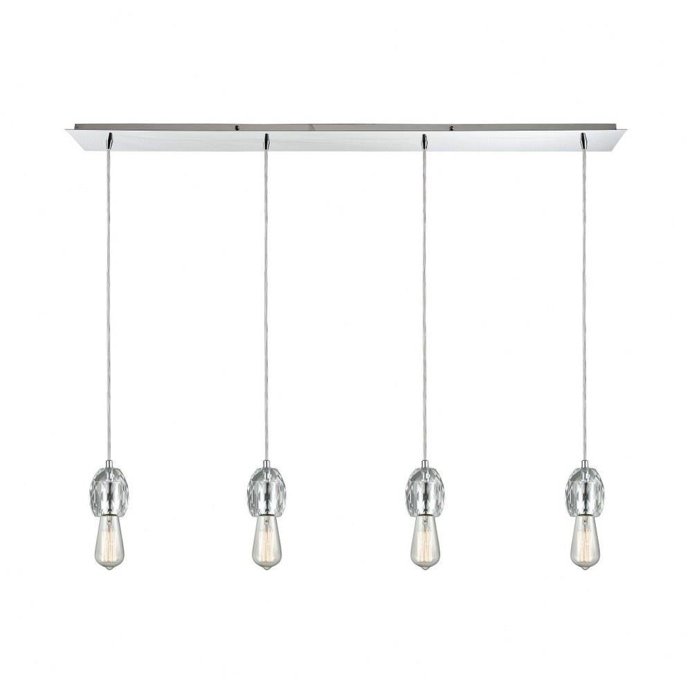 Socketholder 4 Light Oversized Linear Pendant by ELK Home - 33220/4LP