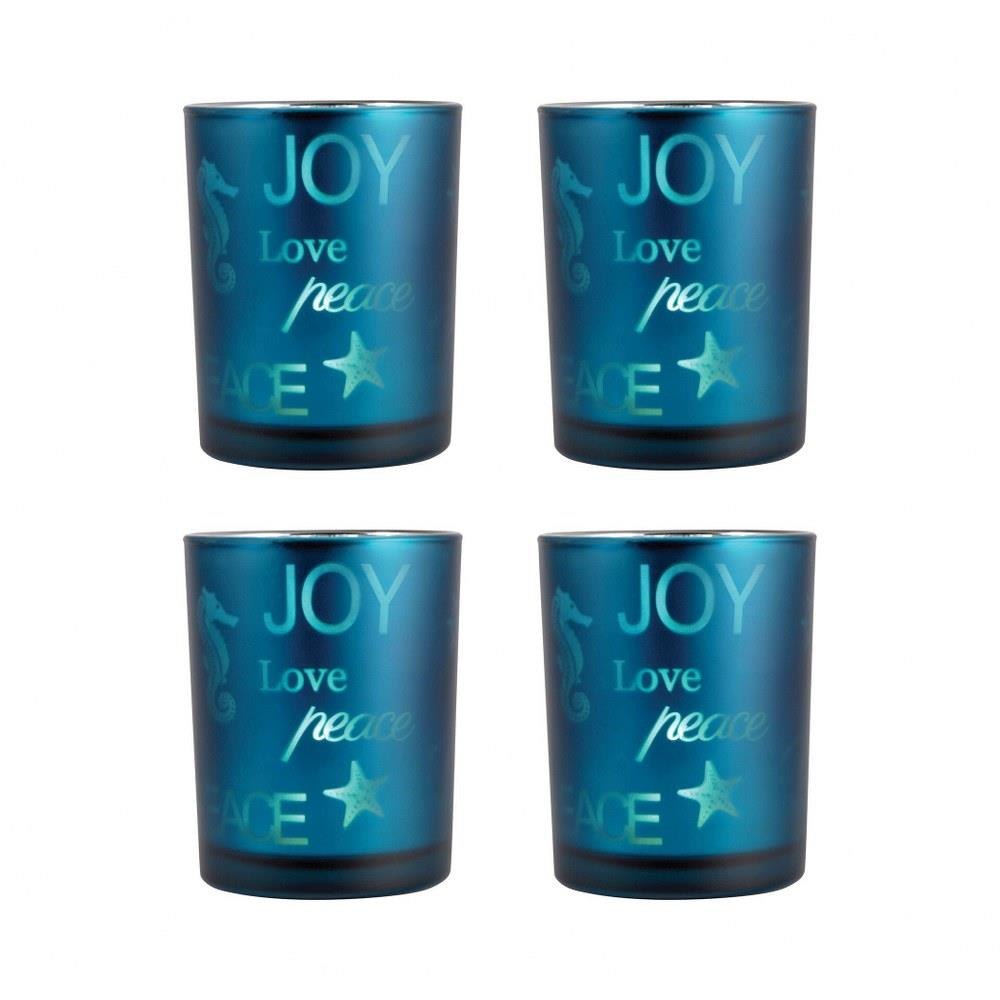 Reflections 5 Inch Pillar Holder (Set of 4) by Elk Home - 393457/S4