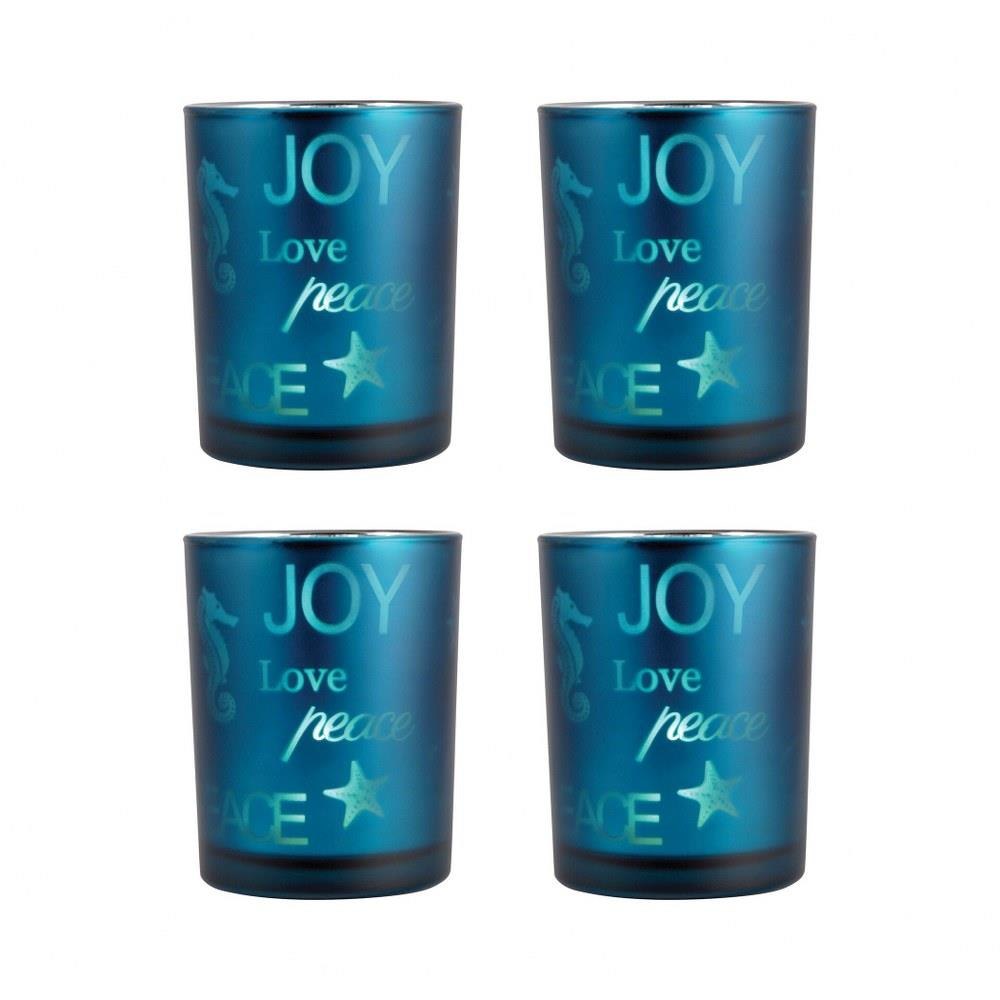 Reflections 5 Inch Pillar Holder (Set of 4) by Elk Home - 393457/S4