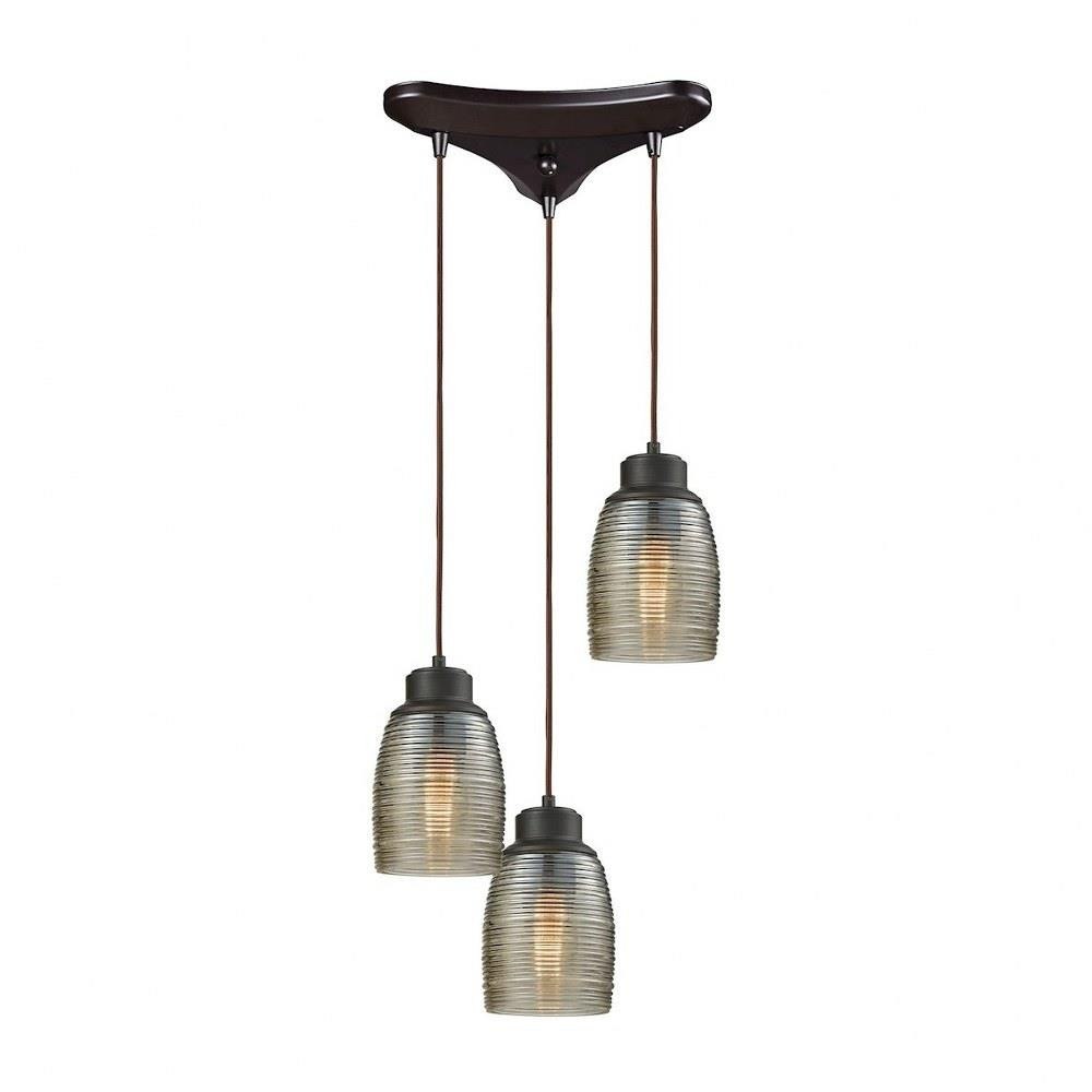 Muncie 3 Light Small Pendant by ELK Home - 46216/3
