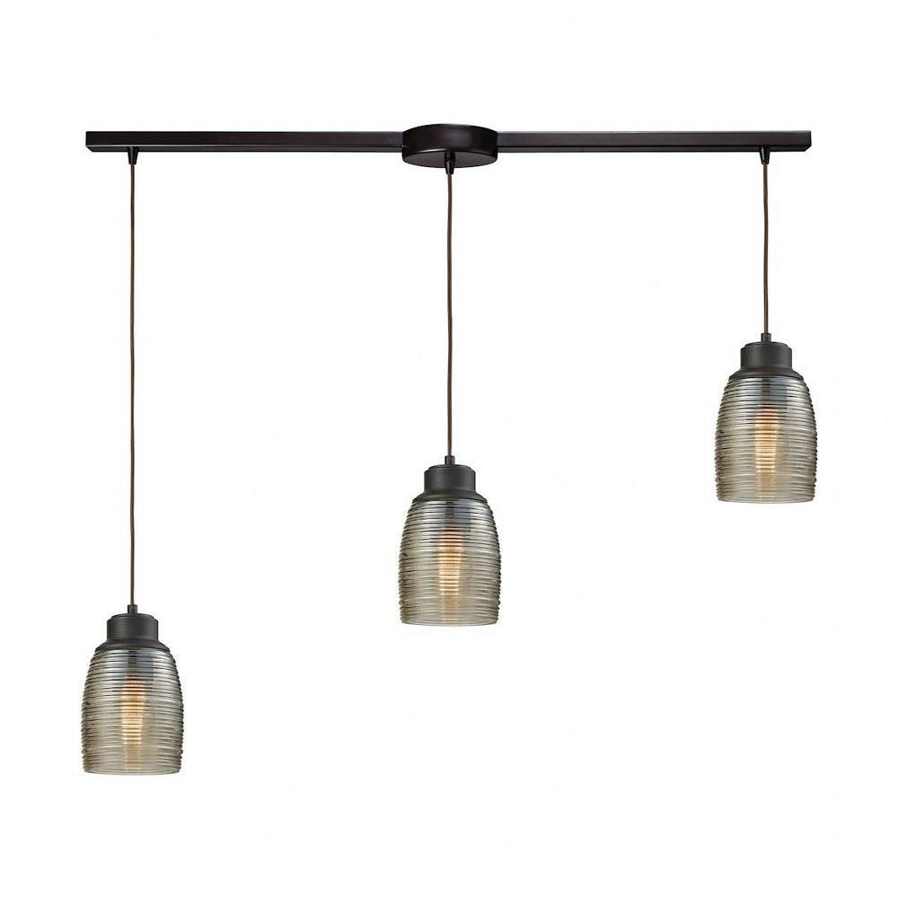 Muncie 3 Light Oversized Linear Pendant by ELK Home - 46216/3L