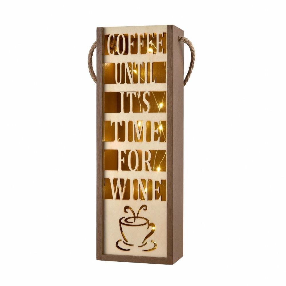 Coffee Until It's 4.5 Inch Wine Lighting by Elk Home - 520204