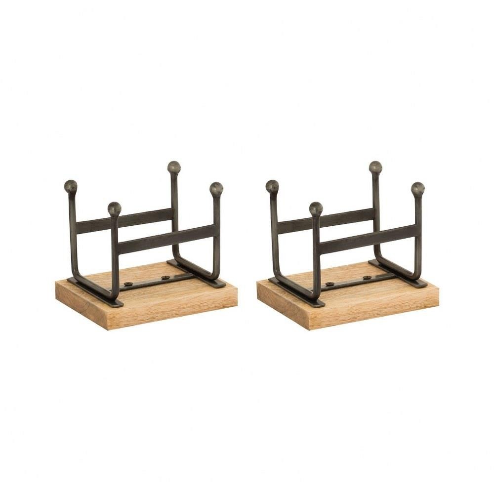 Farmstead 5 Inch Napkin Holder (Set of 2) by Elk Home - 615481/S2