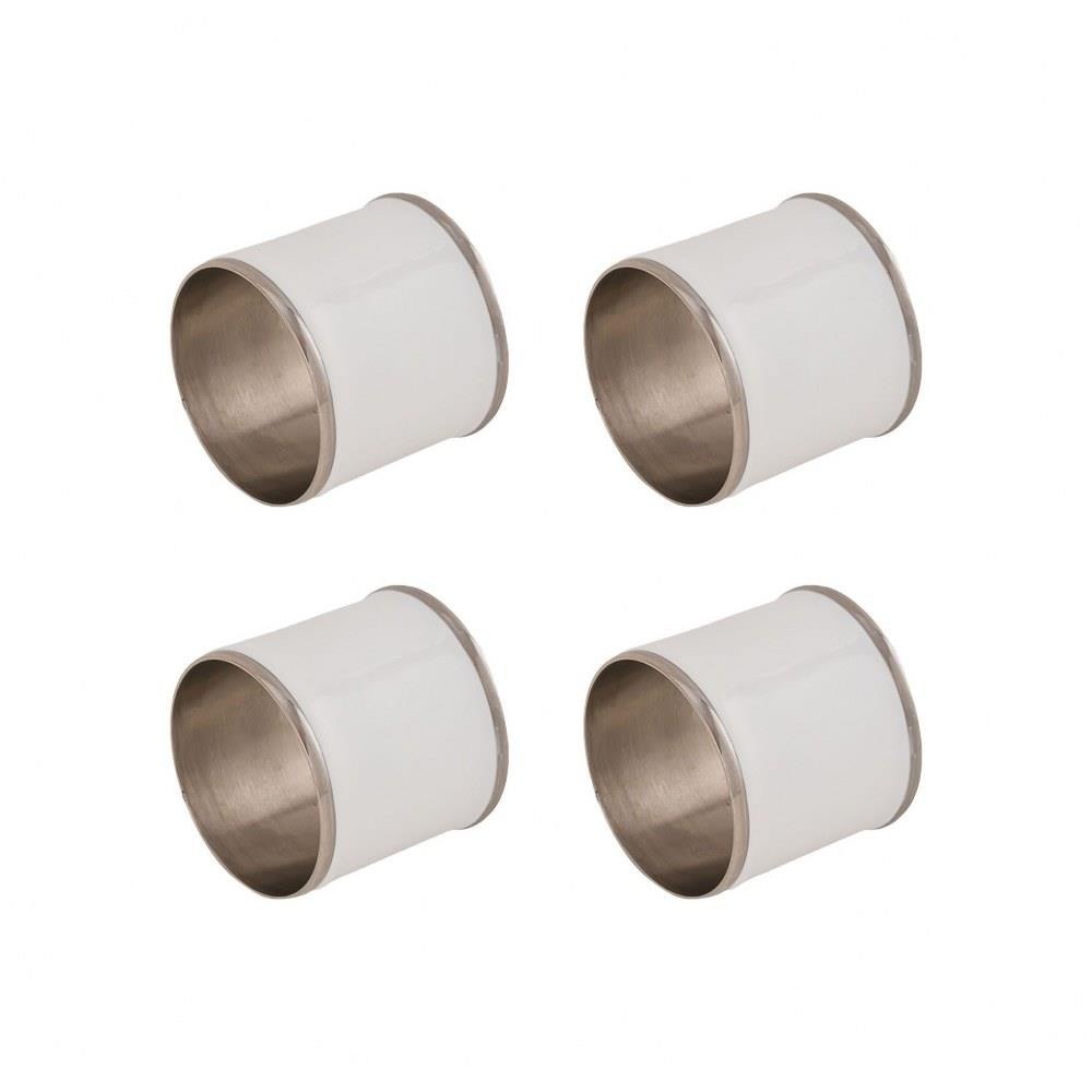 Hallsworth 2 Inch Napkin Rings (Set of 4) by Elk Home - 626708/S4