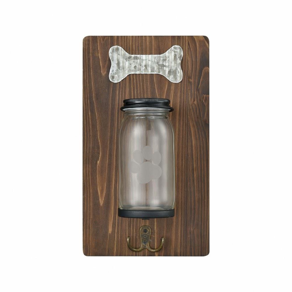 Kibbles Pet Treat and Leash 8 Inch Wall Hook by Elk Home - 771415