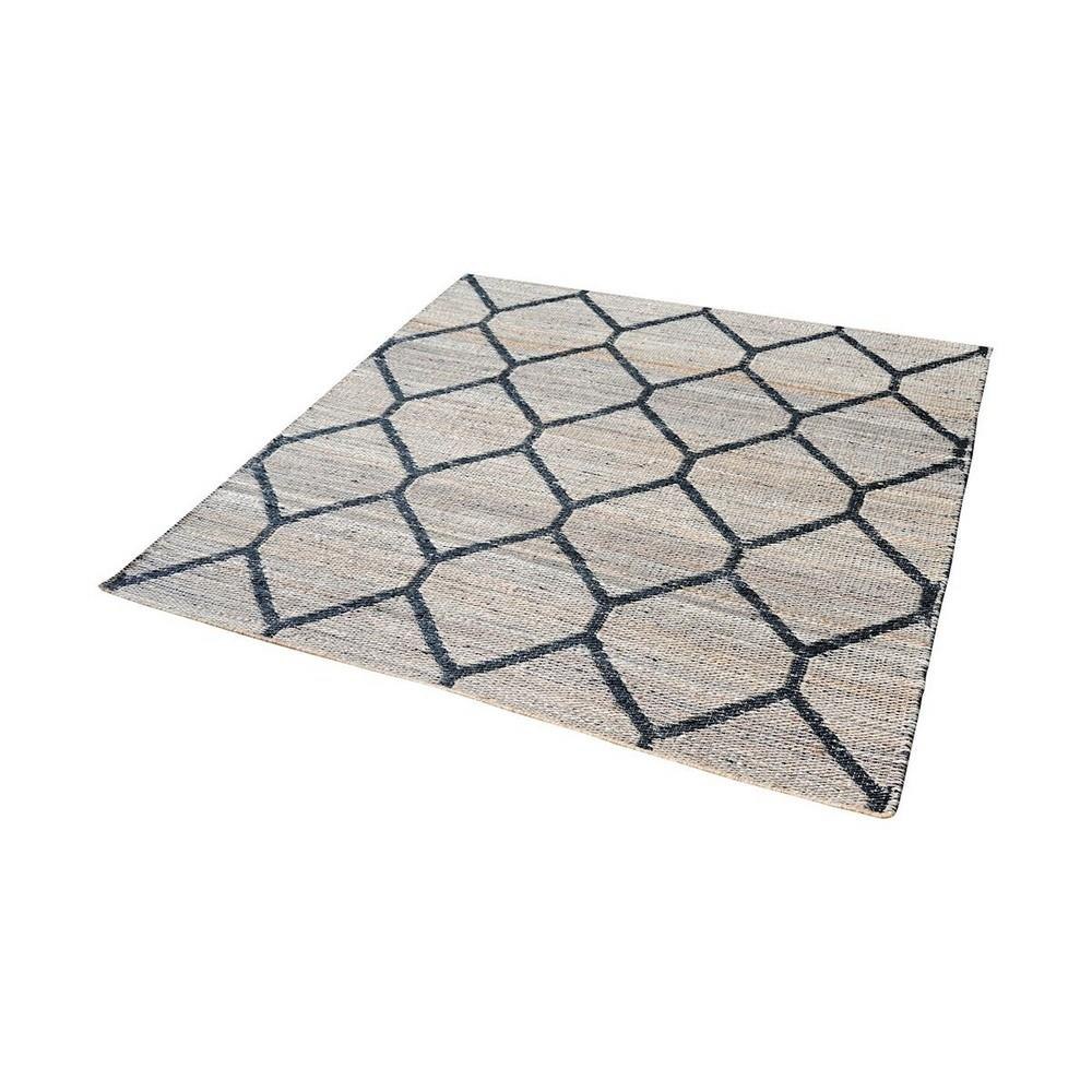 Econ 16 Inch Jacquard Weave Jute Rug by Elk Home - 8905-074
