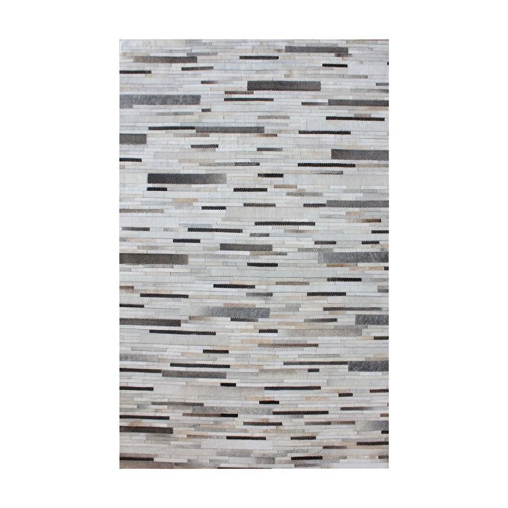 Joico 1 Inch Hand Stitched Leather Patchwork Rug by Elk Home - 8905-374