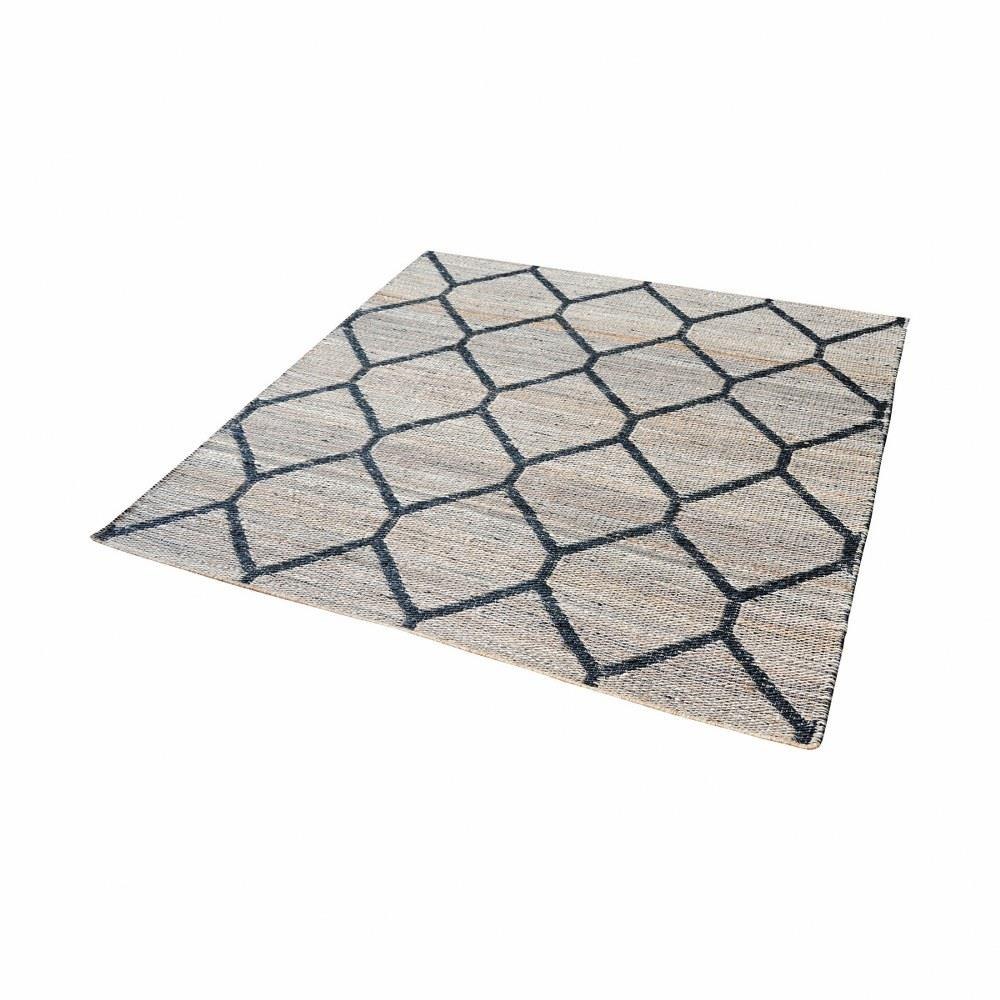 Econ 16 Inch Jacquard Weave Jute Rug by Elk Home - 8905-074