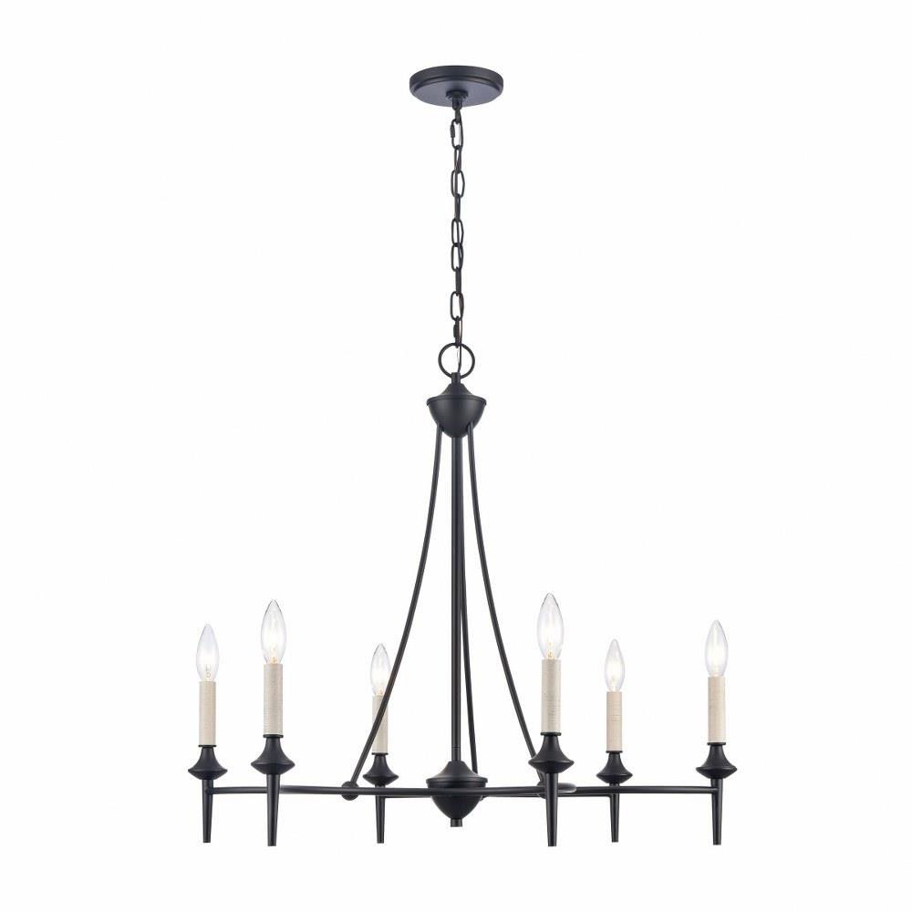 Solomon 6 Light Large Chandelier by ELK Home - 89697/6