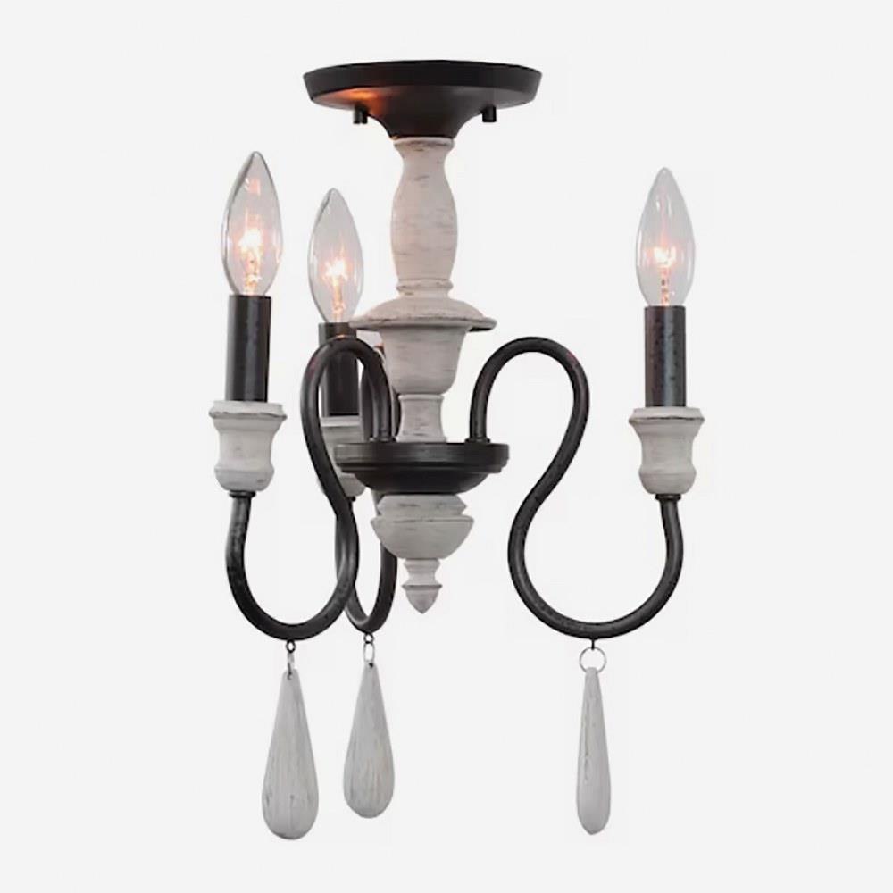 Brownell 3 Light 12.5 Inch Wide Semi Flush Mount by ELK Home - 90204/3
