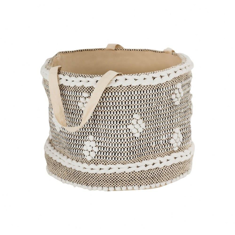 Fasan 15.75 Inch Fabric Storage Basket by Elk Home - 937026