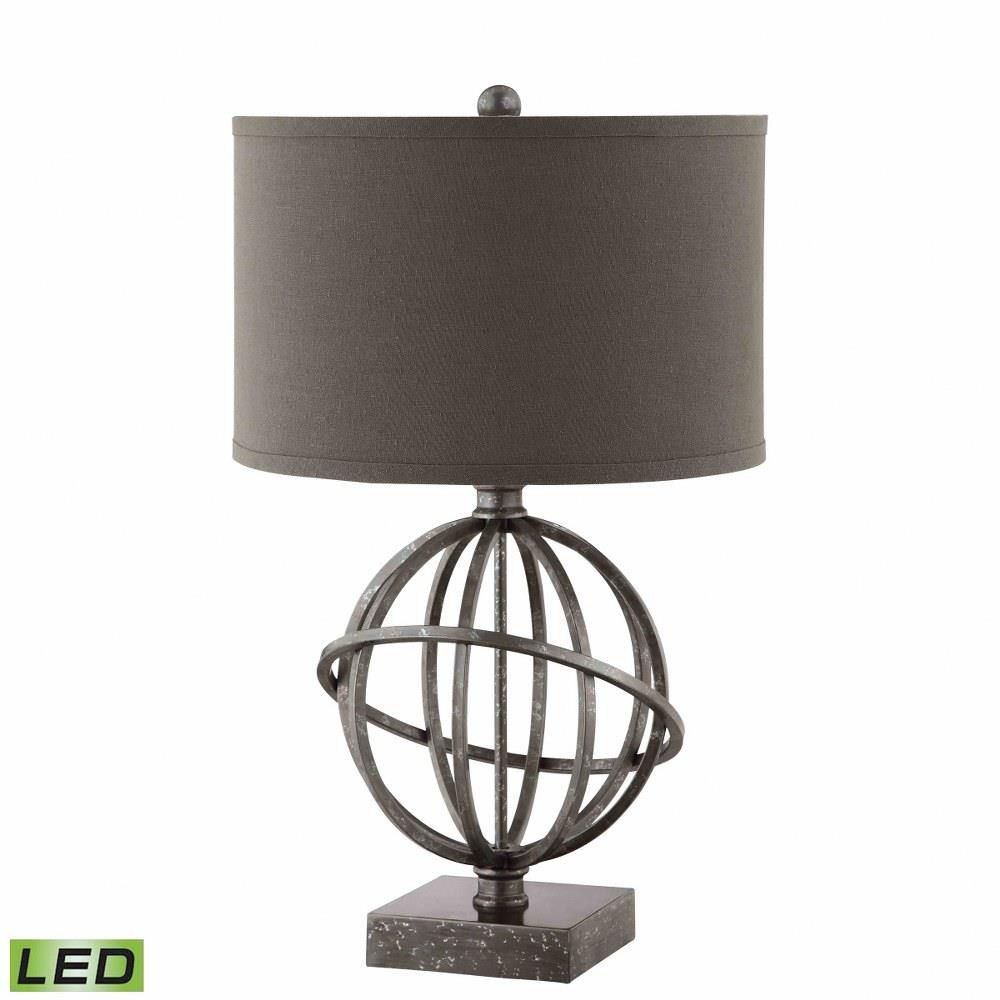 Lichfield 9W 1 LED Table Lamp In Art Deco Style 25.25 x 15 x ELK Home - 99616-LED