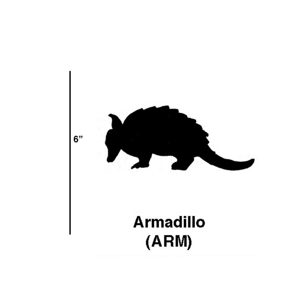 Armadillo 5.5 Inch Cookie Cutters (Set of 6) by Elk Home - ARM/S6