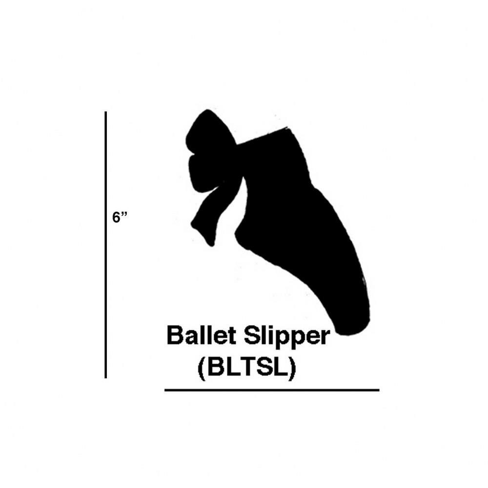 Ballet Slipper 5.5 Inch Cookie Cutters (Set of 6) by Elk Home - BLTSL/S6