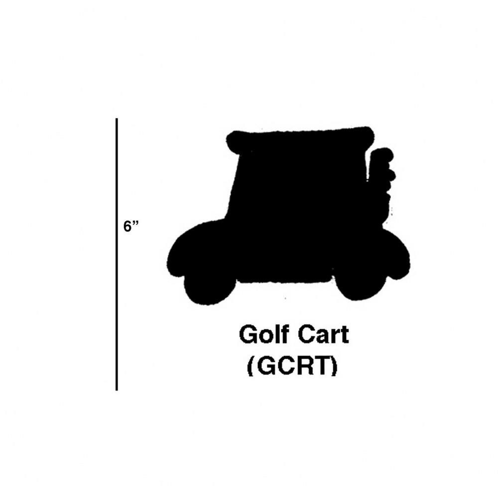 Golf Cart 5.5 Inch Cookie Cutters (Set of 6) by Elk Home - GCRT/S6