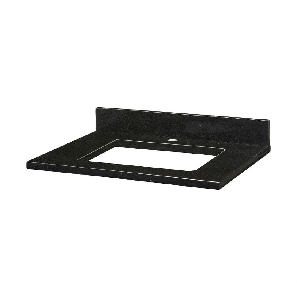 25 Inches Stone Top for Rectangular Undermount Sink by ELK Home - GRUT25RBK-1