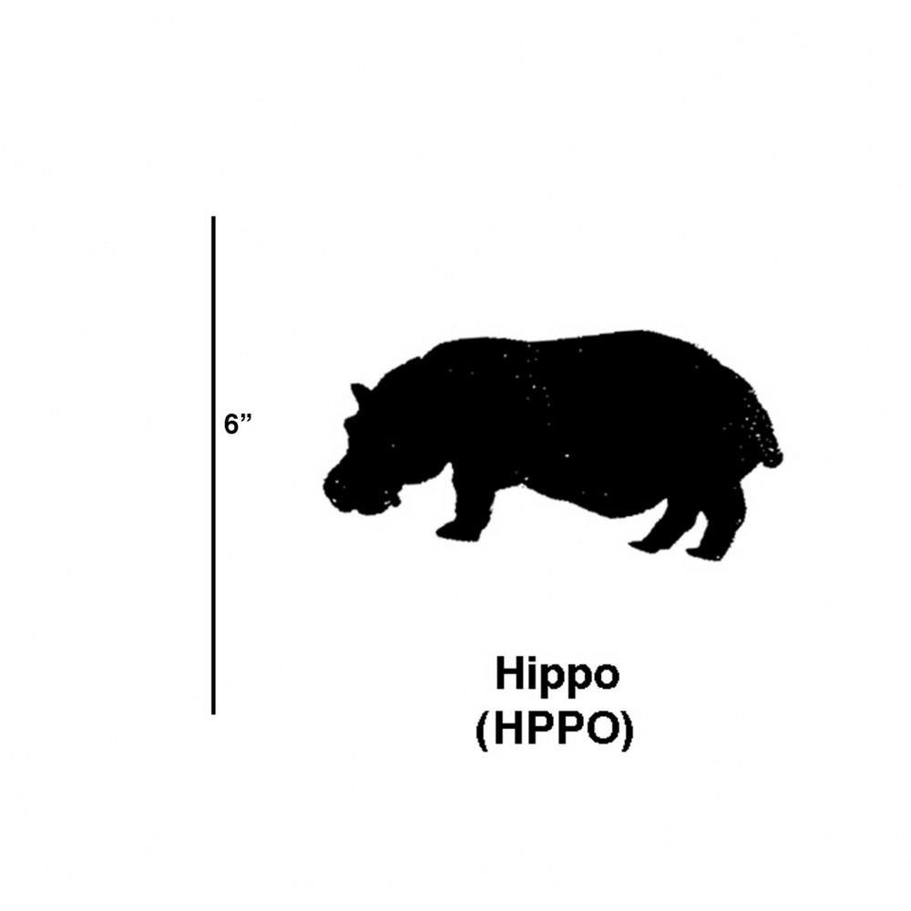 Hippo 5.5 Inch Cookie Cutters (Set of 6) by Elk Home - HPPO/S6