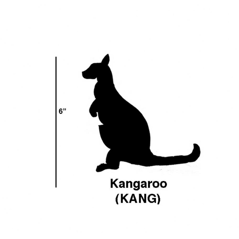 Kangaroo 5.5 Inch Cookie Cutters (Set of 6) by Elk Home - KANG/S6