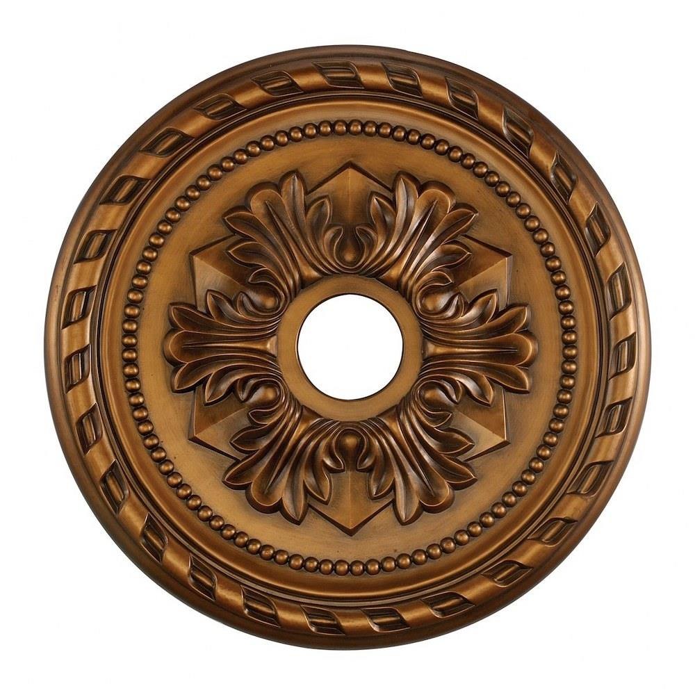 Corinthian Foam Medallion 1.5 Inch Tall and 21.5 Inch Wide by ELK Home - M1005AB