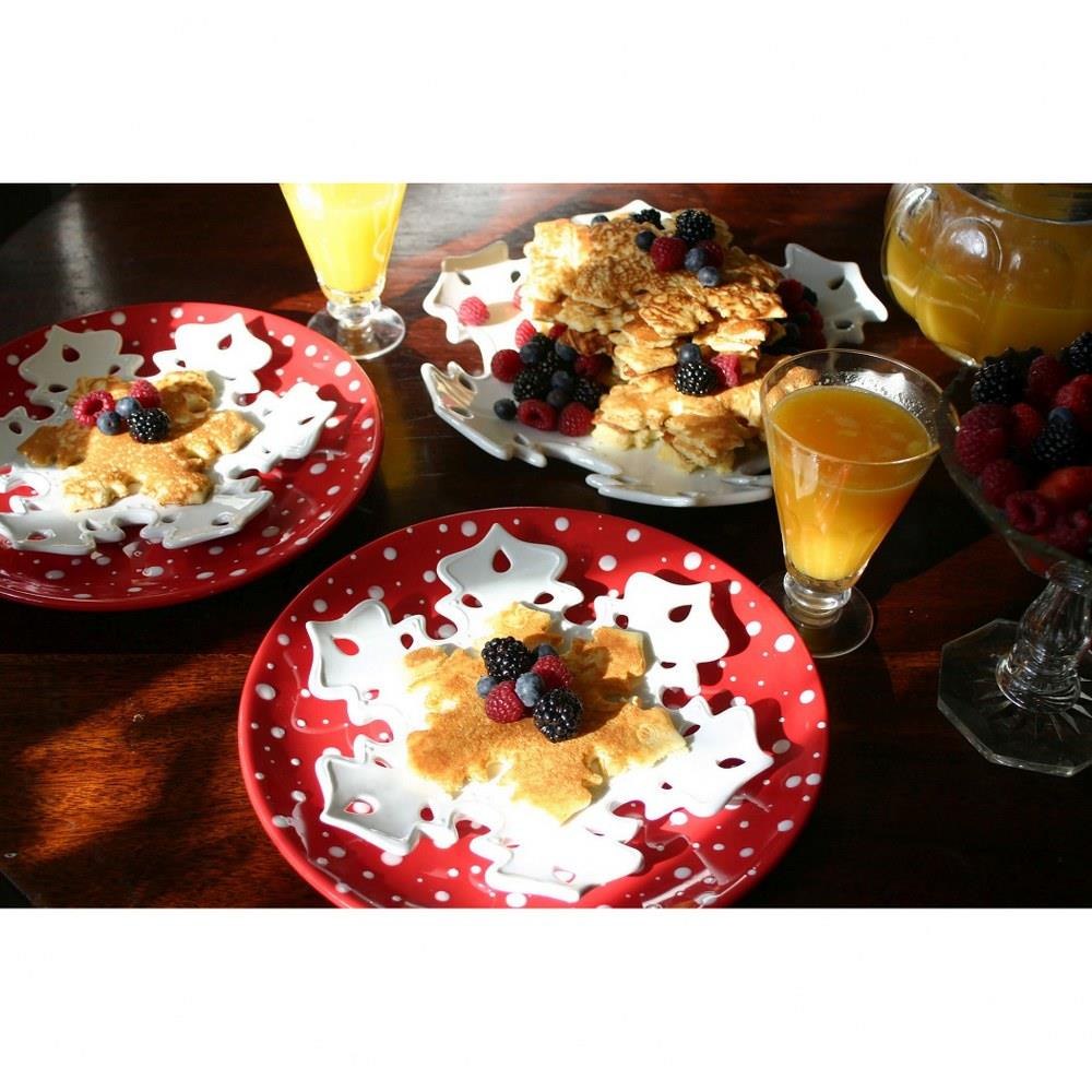 Snow Dot 0.5 Inch Plate (Set of 2) by Elk Home - SDOT11/S2