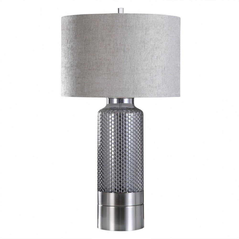 Luna 1 Light Table Lamp In Modern Style 37 x 20 Inches by Harp and Finial - HFL331810DS