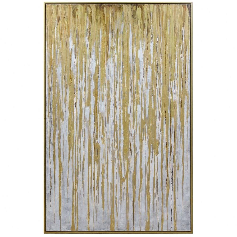 Spectre 84 Inch Framed Canvas Wall Art In Contemporary by Harp and Finial - HFW32963DS