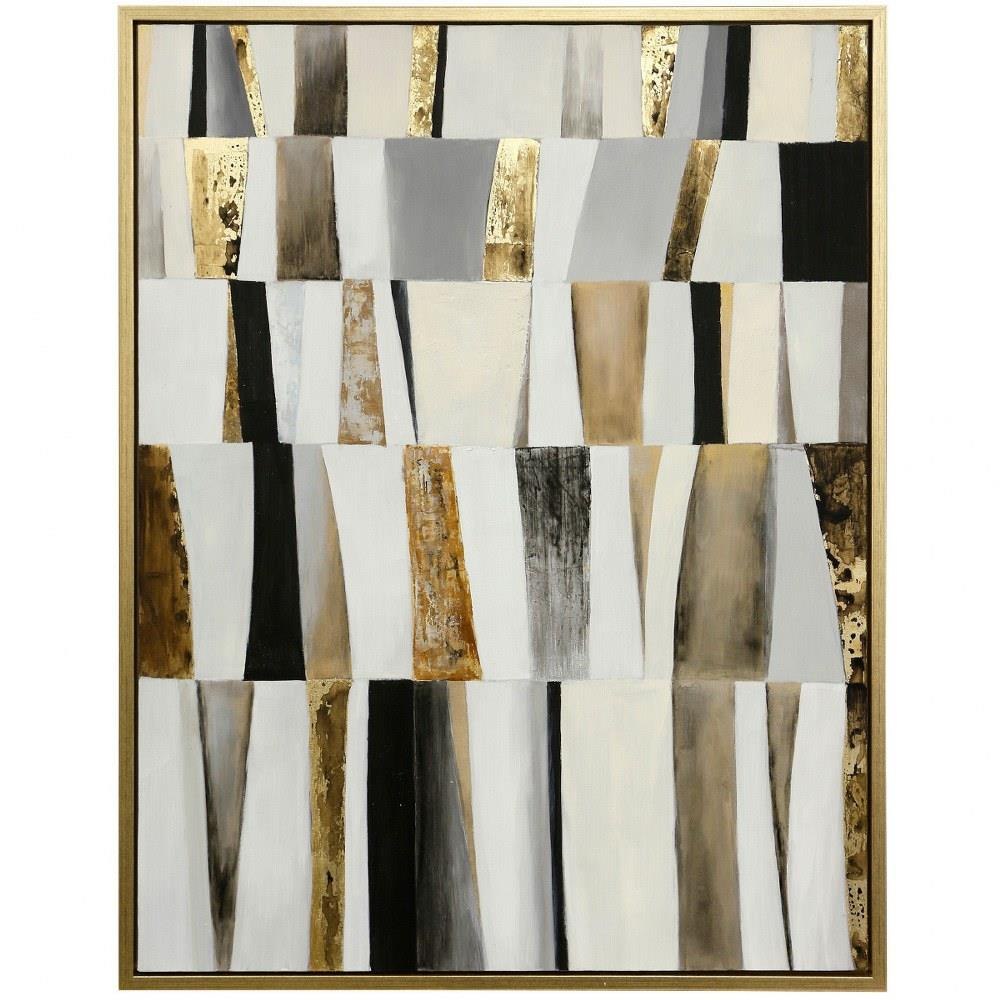 Shutter 42 Inch Framed Small Canvas Art In Contemporary by Harp and Finial - HFW33699DS