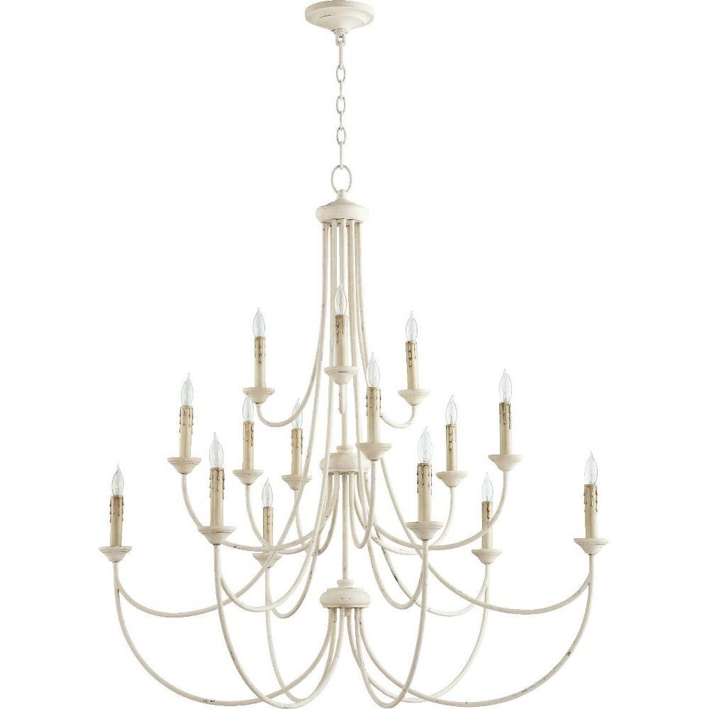 Quorum - 6250-15-70 - 15 Light Chandelier - Brooks - Persian White, image size:1000x1000