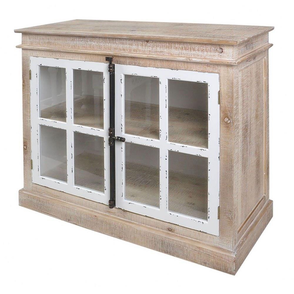 Tipton Farmhouse Two Door Cabinet 37 Inch Tall X 18 Inch Wide by Stylecraft - AF17705DS
